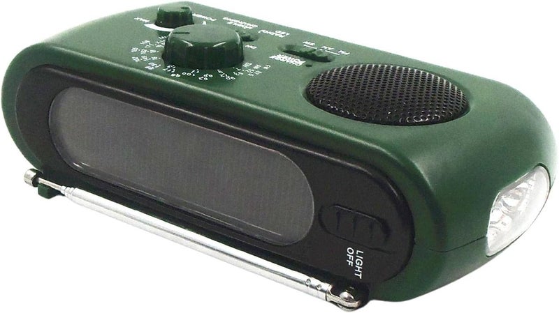 ويوبلز راديو يعمل بالطاقة الشمسية، بطارية 800 مللي أمبير، راديو طوارئ NOAA للأحوال الجوية، مصباح دينامو يدوي، بنك طاقة محمول، منبه SOS، موجات AM/FM/SW، ومصباح LED للطوارئ الخارجية - Image 2